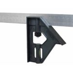 STANLEY Γωνία με Αλφάδι 30cm – Ελαφρύ συνθετικό πέλμα και χαραγμένα νούμερα για ακριβή μέτρηση