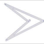 Γωνία τρίγωνη για πλακάδες 122x122x172cm