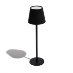 Muitomas Επαναφορτιζόμενο LED Φωτιστικό Γραφείου USB-C 1800mAh Μαύρο TABLELAMPBK