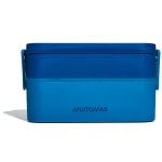 Muitomas Δοχείο Φαγητού 1700ml Πλαστικό με Καπάκι, Πιρούνι και Κουτάλι, Κατάλληλο για Φούρνο Μικροκυμάτων Μπλε LUNCHBOXLBL - Image 2