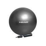 HEAD Μπάλα Pilates 65cm 1,125kg PVC και Τρόμπα Χειρός Γκρι HA753