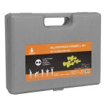 FITPADDY Σετ Βαράκια 2x0.5kg , 2x1kg , 2x1.5kg Κίτρινα σε Βαλιτσάκι DBKIT6YL - Image 2