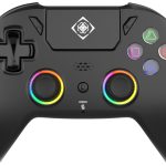 Deltaco Gaming Ασύρματο Pro Χειριστήριο για PS5 Μαύρο RGB GAM-189