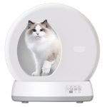 UBPet Smart Αυτοκαθαριζόμενη Τουαλέτα Γάτας 520mm(Π)x530mm(Μ)x555mm(Υ) Λευκή UCAT C10