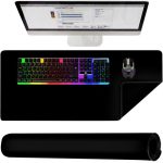 Mouse Pad 90x45x0.2 cm Μαύρο 00018625