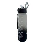 FITPADDY Αθλητικό Παγούρι Πλαστικό SMOKE GREY MOTIVATIONAL WATER BOTTLE 1L NQ9679 - Image 2