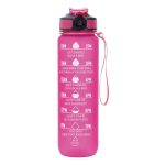FITPADDY Αθλητικό Παγούρι Πλαστικό FUCHSIA MOTIVATIONAL WATER BOTTLE 1L NQ9687