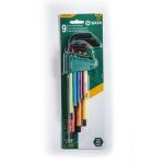 Άλλεν πολύ μακριά σετ 9τεμ. πολύχρωμα 1,5 - 10mm