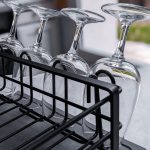 Moonstone Στεγνωτήρας Νεροχύτη από Διατομίτη FRAMMA 14x29x60cm Σκούρο Γκρι/Μαύρο MOO-EGOUT-FRAMMA-BK - Image 4