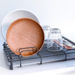 Moonstone Στεγνωτήρας Νεροχύτη από Διατομίτη ILUKA 8x30x39.5cm Σκούρο Γκρι/Μαύρο MOO-EGOUT-ILUKA-BK - Image 3