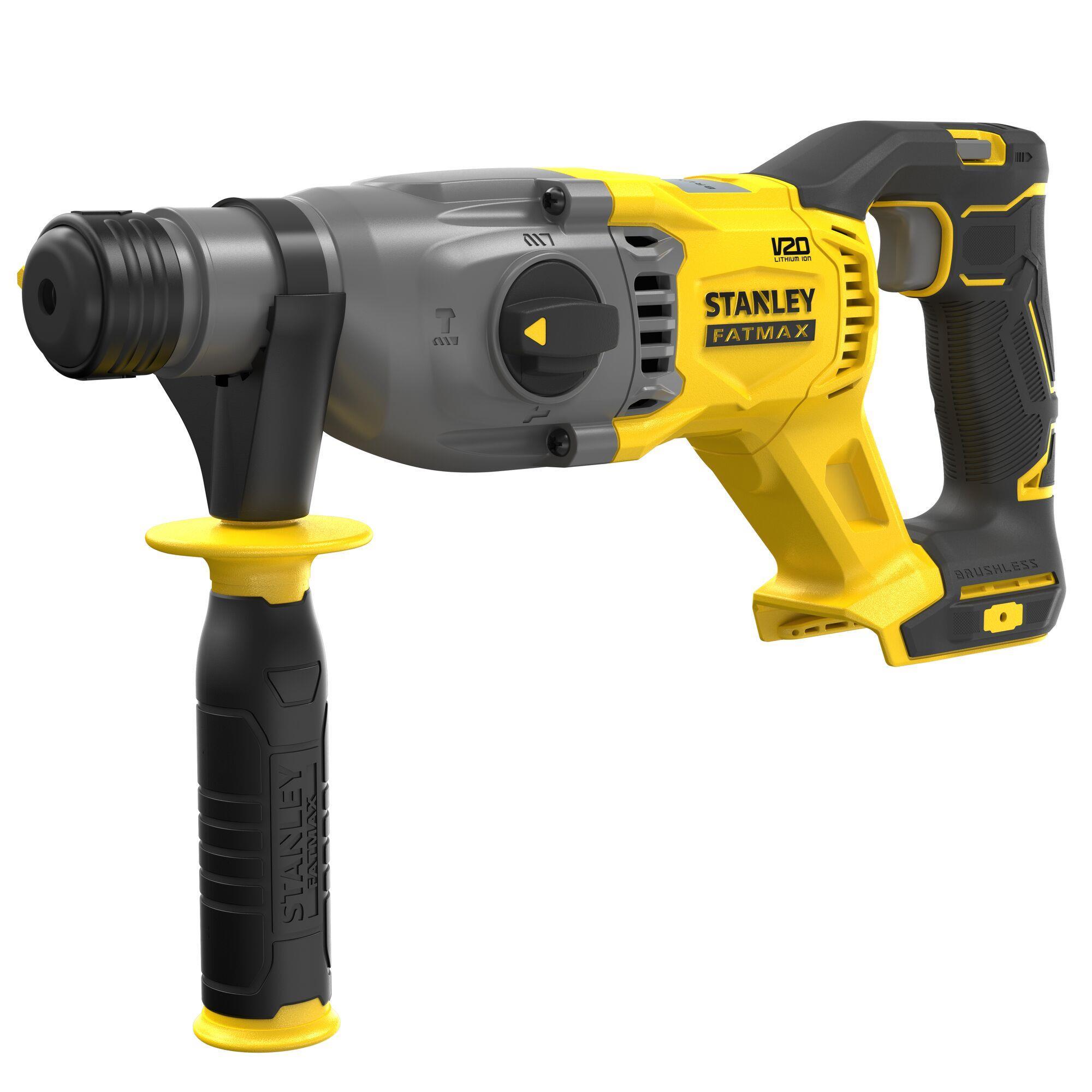 37e3ba8da90248c7967069fbc3484e1e Stanley FATMAX V20 Πιστολέτο SDS‑PLUS 18V Πνευματικό – 0–5500 bpm – 0–1500 rpm – Σκέτο Σώμα - Image 1