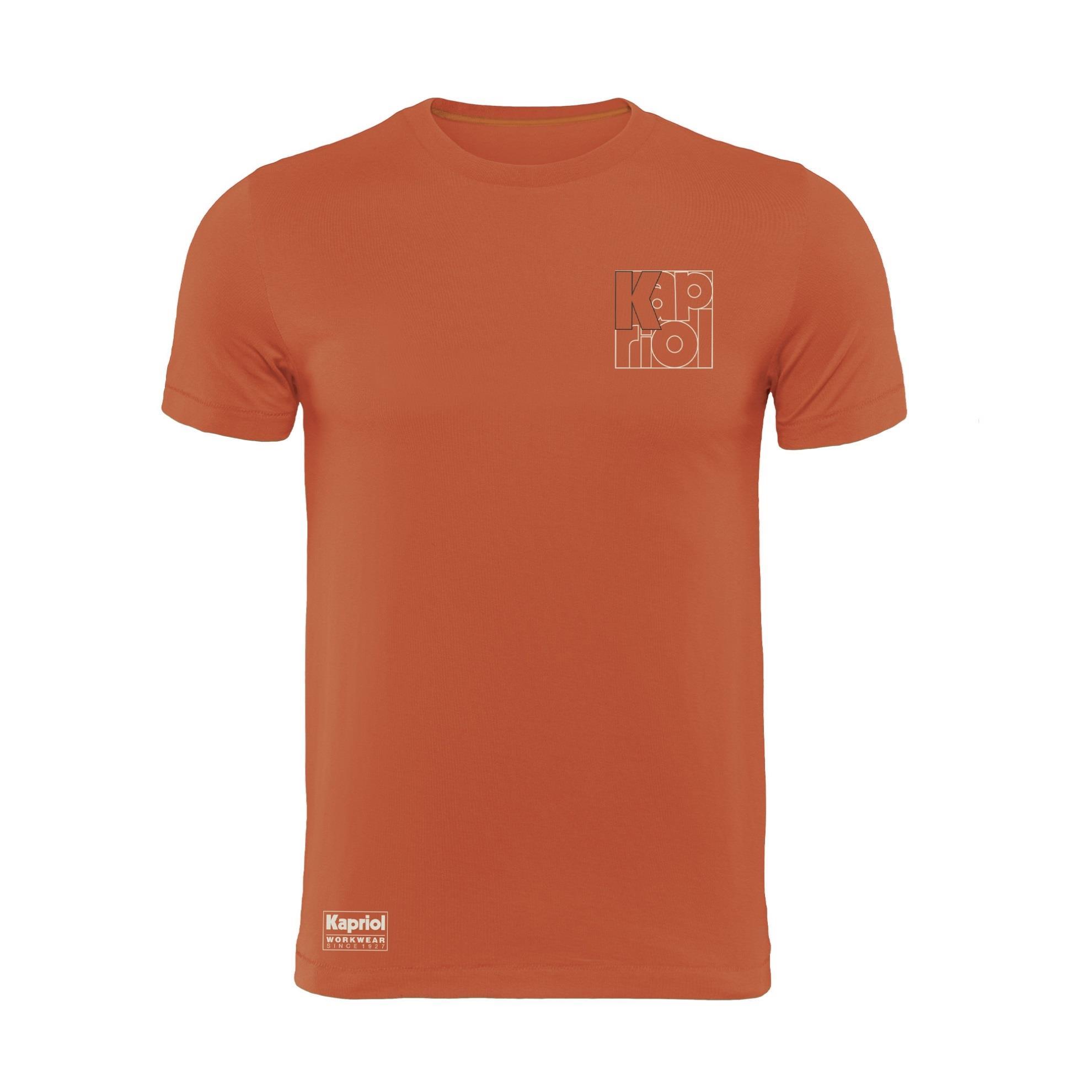 50edf21d014a4030ad9db8b98b43c588 Kapriol Μπλούζα T‑Shirt ENJOY – Πορτοκαλί XXXL, 80% Βαμβάκι / 20% Ανακυκλωμένο Βαμβάκι, 180 g/m² - Image 1