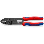 KNIPEX Πένσα για Ακροδέκτες Ανοιχτού Τύπου 240mm – Καρέ 2,5–6mm², Σπείρωμα Κοπής & Βιδωτή Άρθρωση