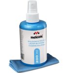 Meliconi Υγρό Καθαρισμού Anti-static για Οθόνες 200ml και Πανί Μικροϊνών 20x20cm 621001