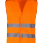 Γιλέκο Ασφαλείας Φωσφοριζέ Πορτοκαλί One Size – Υψηλής Ορατότητας