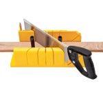 STANLEY Φαλτσοκούτι Πλαστικό 220mm με Οδηγούς & Πριόνι – Κυψελωτή Βάση & Σταθερή Στήριξη