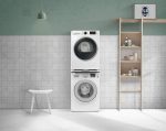 Meliconi TORRE PRO L60 – Συνδετικό Πλυντηρίου/Στεγνωτηρίου 60×55 cm με Επεκτεινόμενο Ράφι Λευκό 656114 - Image 3