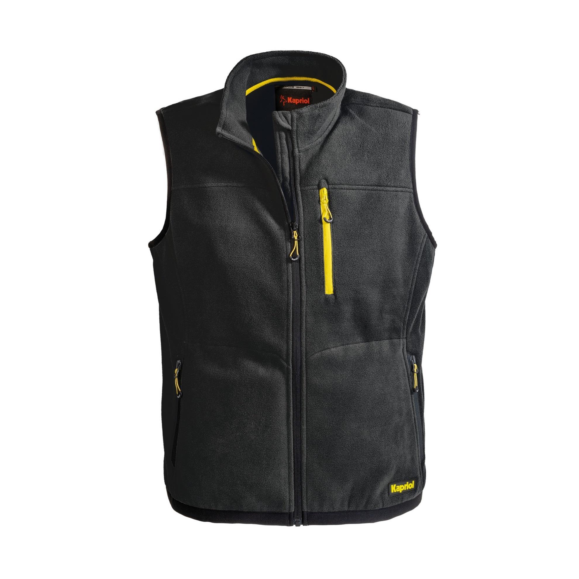 951087be9a4f4f4b82497d9043ad69f6 KAPRIOL SLICK FLEECE Γιλέκο Μαύρο L Ανθεκτικό Εργασίας - Image 1