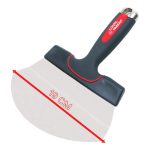 LOUTIL PARFAIT Σπατουλαδόρος Inox Γωνία 45° Εμπρός Οβάλ 19cm – Εργονομική λαβή για ακριβή εφαρμογή υλικού