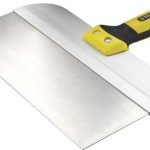 STANLEY σπατουλαδόρος inox γυψοσανίδας 250mm με εργονομική λαβή