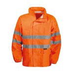 KAPRIOL THERMIC HIGH‑VISIBILITY Τζάκετ Αδιάβροχο Πορτοκαλί XL Ανακλαστικές Λωρίδες PU‑Coated