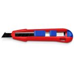 KNIPEX Φαλτσέτα Μεταλλική με Οδηγό & Λάμα 18mm – Μαγνήσιο, Ασφαλές Κλείδωμα & Εφεδρικές Λάμες