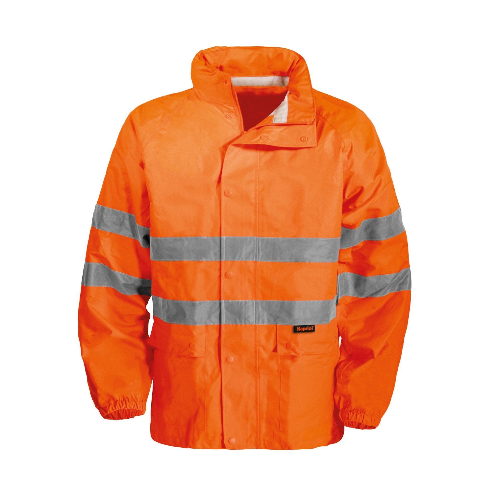 c958fc66616748c3b077b14c2ed870e4 KAPRIOL THERMIC HIGH‑VISIBILITY Τζάκετ Αδιάβροχο Πορτοκαλί M Ανακλαστικές Λωρίδες PU‑Coated - Image 1