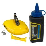 Σετ νήμα στάθμης Stanley 30m με πούδρα και αλφαδάκι