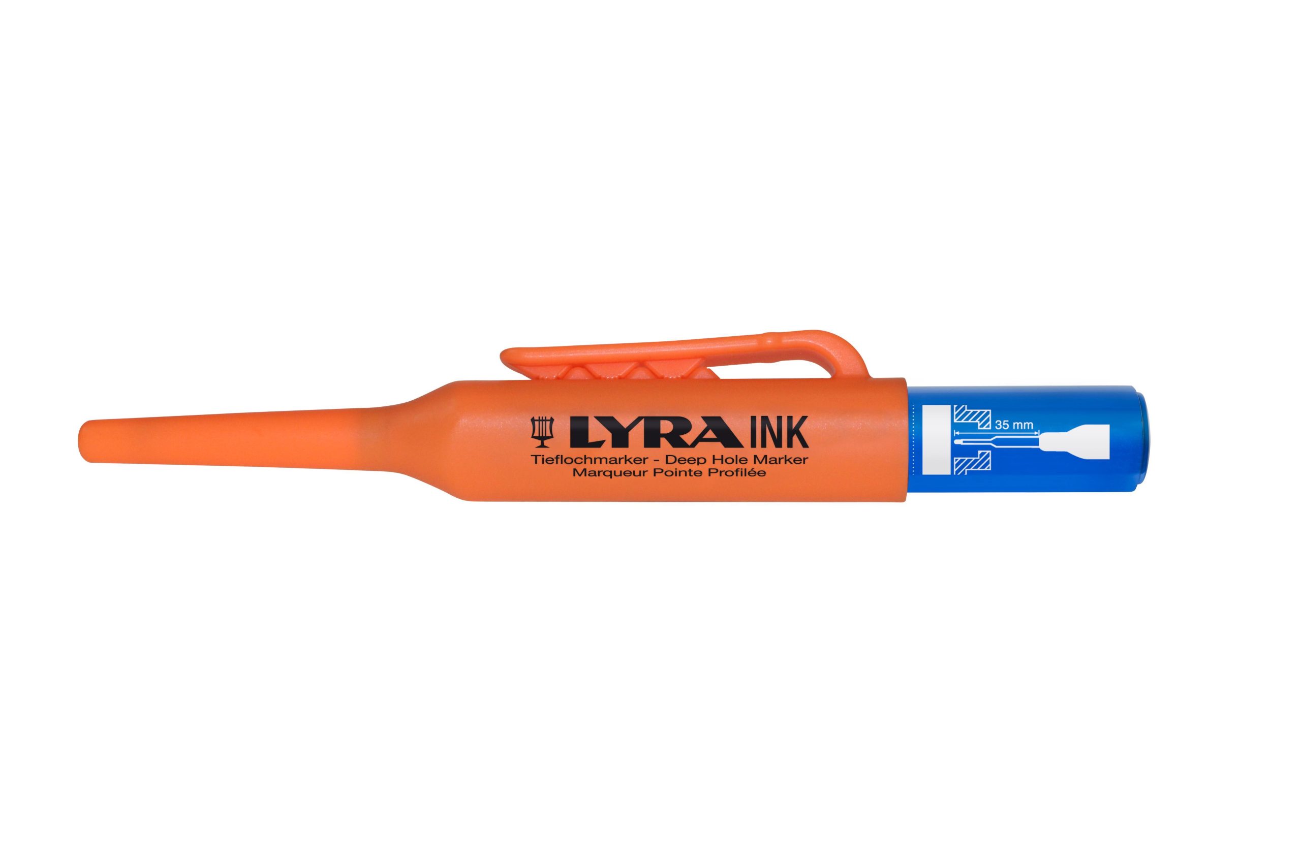 d97be0615b9f487ba6eba6e88929a32a Μαρκαδόρος 10τεμ. μπλε μακριά λεπτή μύτη 35mm - Image 1