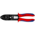 KNIPEX Πένσα για Ακροδέκτες Ανοιχτού Τύπου 215mm – Καρέ 0,5–2,5mm² & Σπειρώματα Κοπής Ντιζών