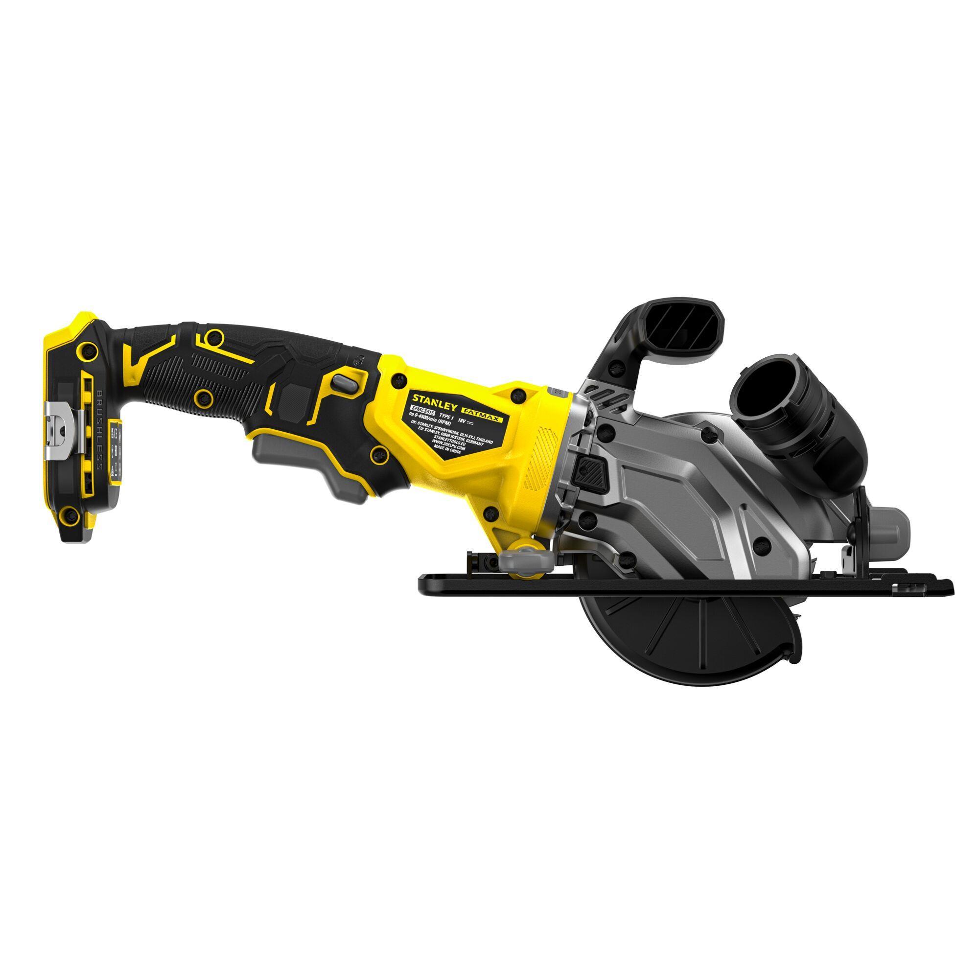 e171230481644cbcaed1fb1599cda97a Stanley FATMAX V20 Δισκοπρίονο 18V Brushless με Δίσκο 115 mm (Σκέτο Σώμα) - Image 1