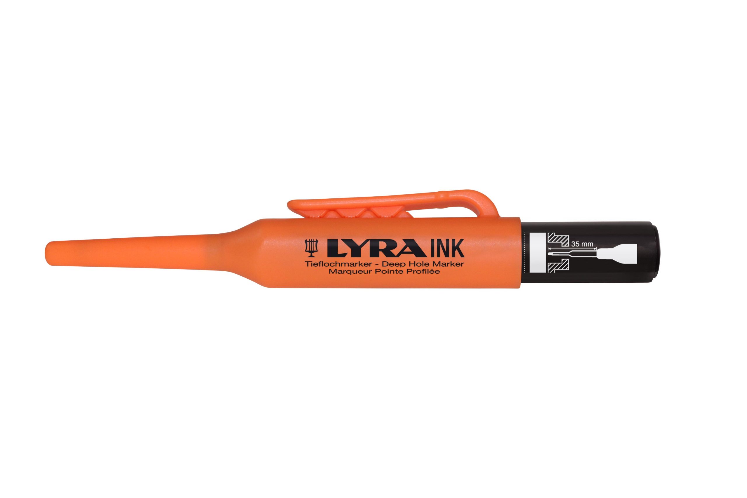 eb2b048c95e146f3902c75308bb0c808 Μαρκαδόρος 10τεμ. μαυρός μακριά λεπτή μύτη 35mm - Image 1
