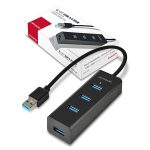 Axagon 4x USB3.0 Charging Hub, MicroUSB Charging Connector HUE-S2B - Image 2