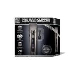 Jean Louis David Pro Hair Clipper Μαύρη Επαναφορτιζόμενη Κουρευτική Μηχανή - Image 2