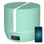 Cecotec PureAroma 550 Connected Mint – Υγραντήρας & Διαχυτής Αρωμάτων 500ml με Bluetooth Ηχείο, LED 7 Χρωμάτων & Χρονοδιακόπτη – Mint Green