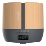 Cecotec PureAroma 550 Connected Wood Dark – Υγραντήρας & Διαχυτής Αρωμάτων 500ml με Bluetooth Ηχείο, LED 7 Χρωμάτων & Χρονοδιακόπτη – Wood/Dark Grey - Image 3
