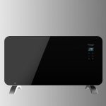 Cecotec Readey Warm 6720 Crystal Connection – Θερμοπομπός Wi‑Fi 1500W με Tempered Glass / IP24- Μαύρο - Image 2