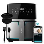 Cecotec Cecofry Full Inox 5500 Connected Pack – Φριτέζα Αέρος / 5.5L / 1700W / Wi‑Fi- Inox
