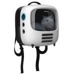 Pumba 1800 Travel Fan Θήκη Μεταφοράς Κατοικιδίων Cecotec Με Ενσωματωμένο Ανεμιστήρα & Φωτισμό Λευκό