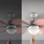 EnergySilence Aero 3600 Vision Nude Ανεμιστήρας Οροφής Φωτιστικό Cecotec 92 cm Λευκό–Ροζ Παστέλ - Image 6