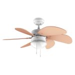 EnergySilence Aero 3600 Vision Orange Ανεμιστήρας Οροφής Φωτιστικό Cecotec 92 cm Λευκό–Πορτοκαλί