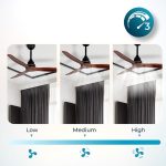 EnergySilence Aero 580 Ανεμιστήρας Οροφής Cecotec 132 Cm Με Τηλεχειριστήριο Μαύρο - Image 5