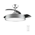 EnergySilence Aero 4280 Invisible Steel Φωτιστικό Με Ανεμιστήρα Οροφής Cecotec 106 Cm Με Τηλεχειριστήριο