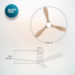 EnergySilence Aero 5290 Golden Pro Ανεμιστήρας Οροφής Cecotec 132 Cm Με Τηλεχειριστήριο - Image 4