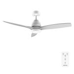 EnergySilence Aero 5200 Ανεμιστήρας Οροφής Φωτιστικό Cecotec 132 Cm Με Τηλεχειριστήριο Λευκό