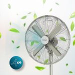 EnergySilence 610 SteelStyle Ανεμιστήρας Δαπέδου Ορθοστάτης Cecotec 40 cm Ασημί–SteelStyle - Image 2