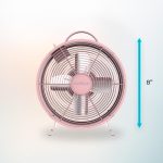 EnergySilence 400 Retro Desk Pink Ανεμιστήρας Επιτραπέζιος Cecotec 20 cm Ροζ – Retro Pink - Image 3