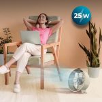 EnergySilence 400 Retro Desk Beige Ανεμιστήρας Επιτραπέζιος Cecotec 20 cm Μπεζ – Retro Beige - Image 2