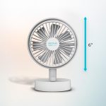 EnergySilence 2000 Portable Desk Ανεμιστήρας Επιτραπέζιος Cecotec 15 cm Λευκό - Image 3