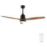 EnergySilence Aero 5275 DarkWood Ανεμιστήρας Οροφής Φωτιστικό Cecotec 132 Cm Με Τηλεχειριστήριο